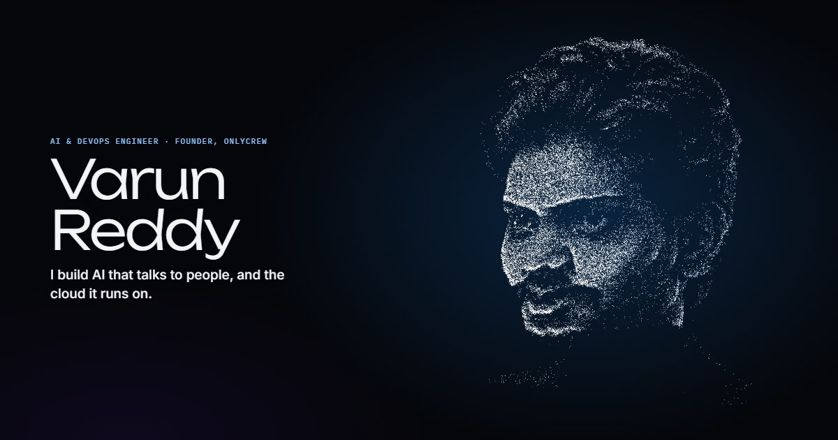 Varun Reddy · AI and DevOps Engineer, Hyderabad